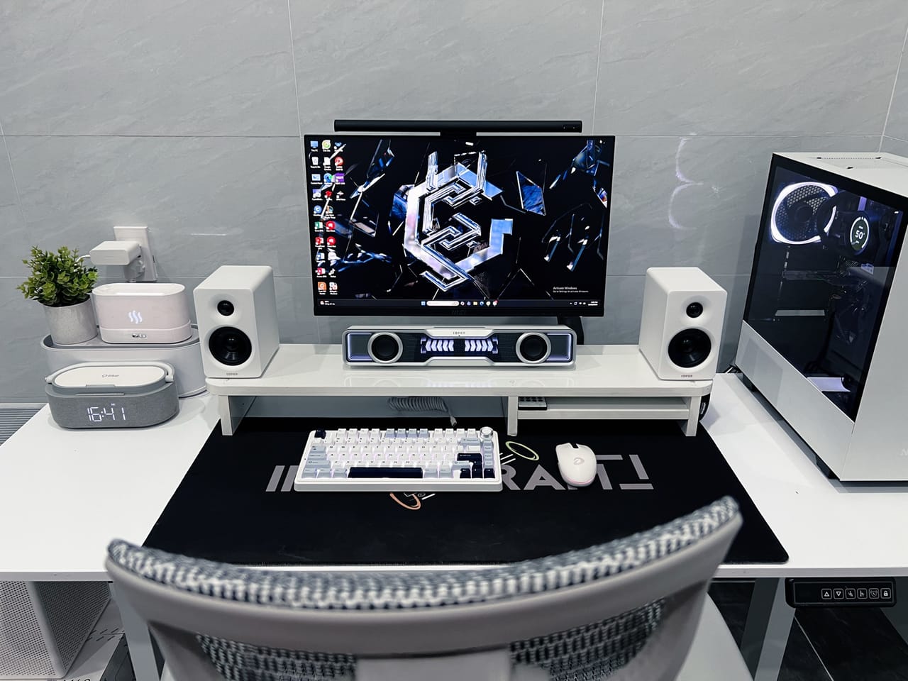 Ảnh 2 góc máy của Rùa Setup
